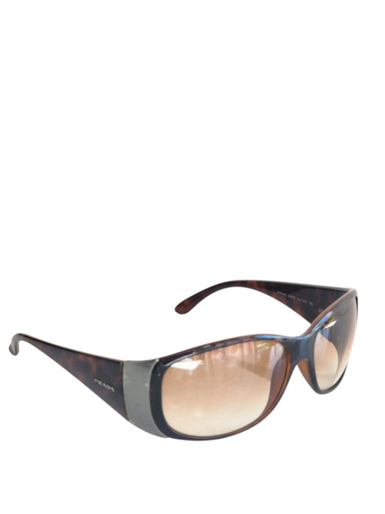 Prada Accessories - PRADA Vintage SPR07G Brown Tortoiseshell Sunglasses 61 mm 17